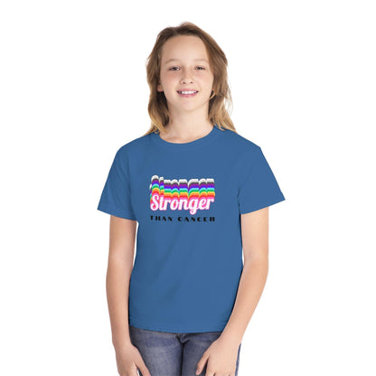 💪 Stronger Than Cancer 🎗️ Youth Midweight Tee ✨ - Whippie's