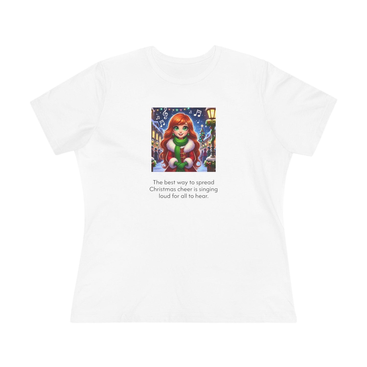 Caroler - Christmas Cheer - RH Girl - Women's Tee - Whippie's