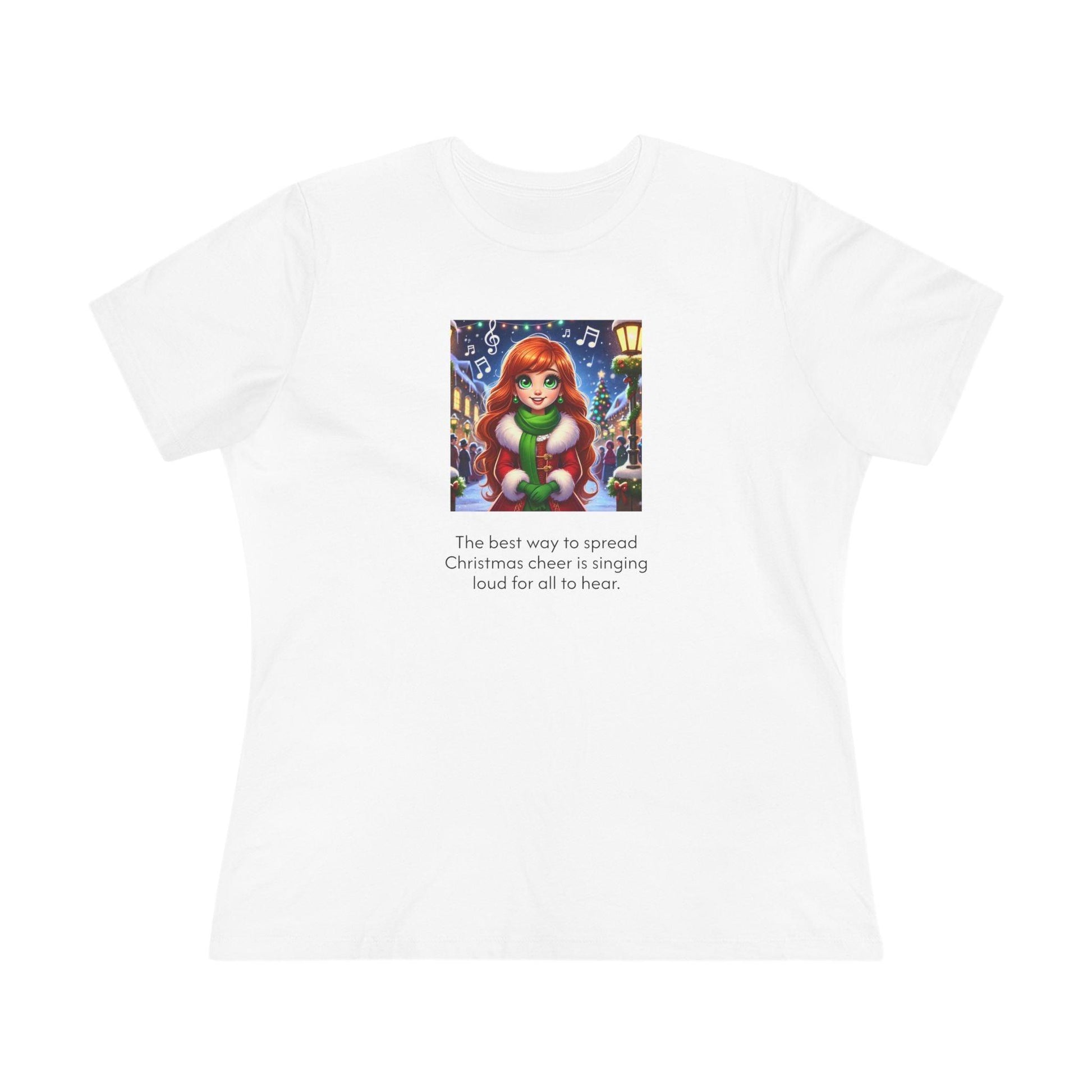Caroler - Christmas Cheer - RH Girl - Women's Tee - Whippie's