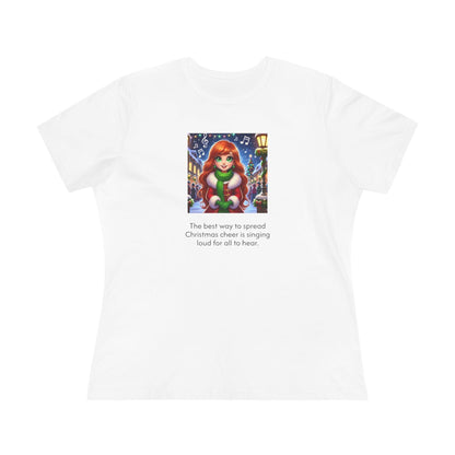 Caroler - Christmas Cheer - RH Girl - Women's Tee - Whippie's