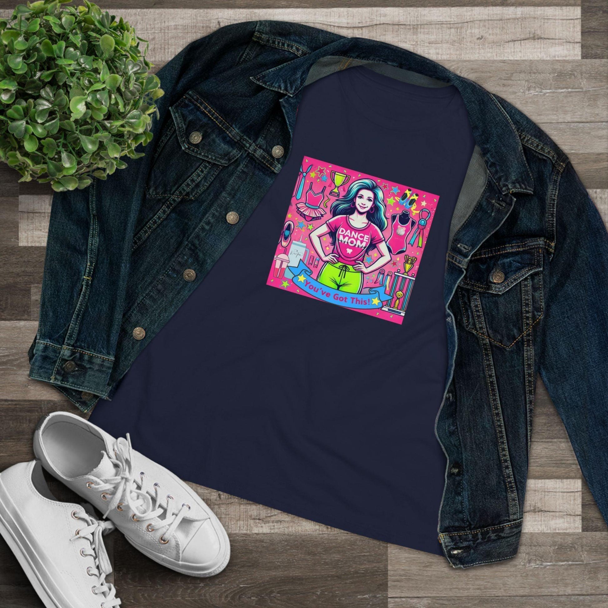 Dance Mom Magic (Brunette Mom) - A Colorful Celebration 🌈 - Women's Softstyle Tee - Whippie's