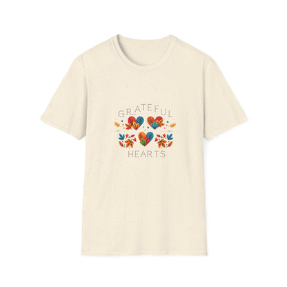 Grateful Hearts - A Family Affair 🧡💛❤️ - Three Hearts - Unisex T-Shirt - Whippie's