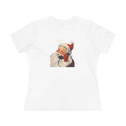 Santa's Calling to say Hello - Women's Tee - Whippie's