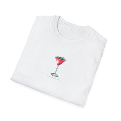 My Christmas Spirit is Vodka 🍸🎄 - Unisex Softstyle T-shirt - Whippie's
