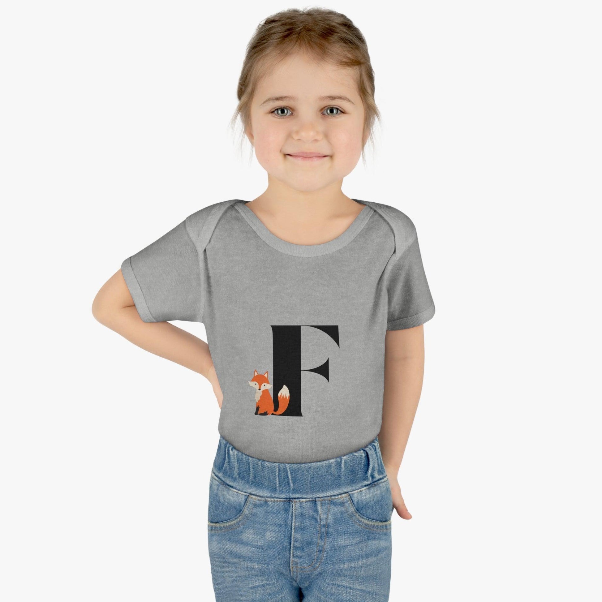 Alphabet Adventures: Letter F - Fox Onesie - Whippie's