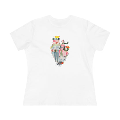 🎁 From the Two of Us! 🎄 Women's Tee ✨ Spread vintage holiday cheer! - Whippie's