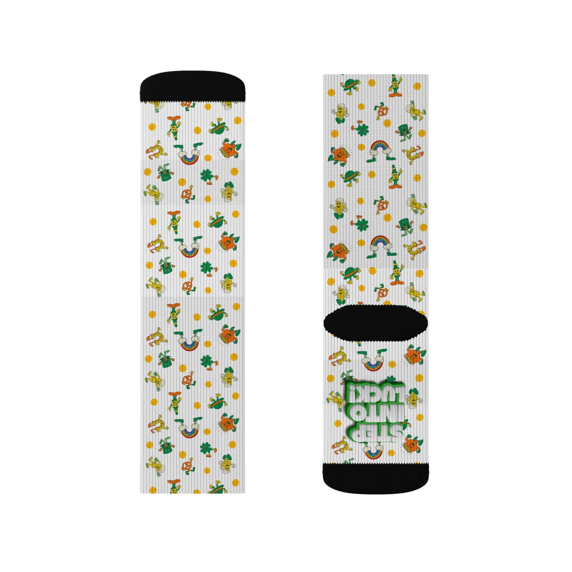 Lucky Charm St. Patrick's Day Socks - Step into Luck! 🍀🌈💰 - Whippie's