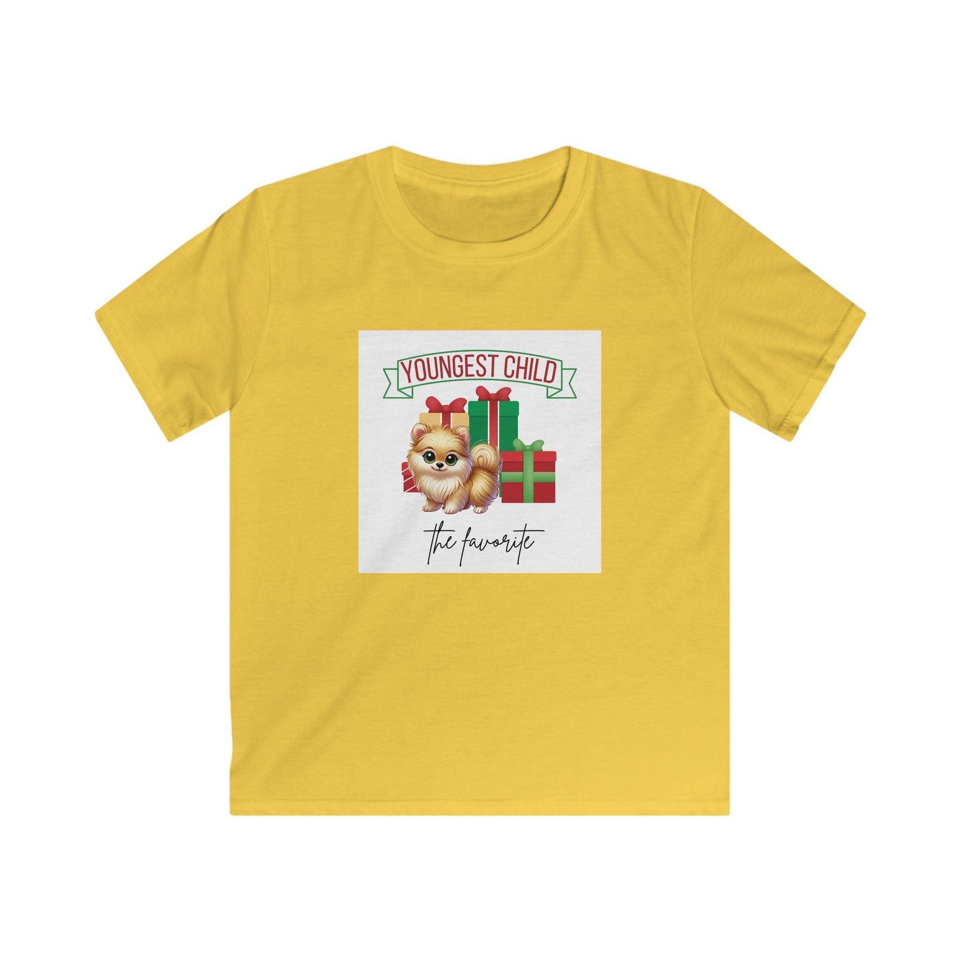 Youngest Child, The Favorite 🎁🐶 Pomeranian - Kids' Tee! 🎁👑 - Whippie's