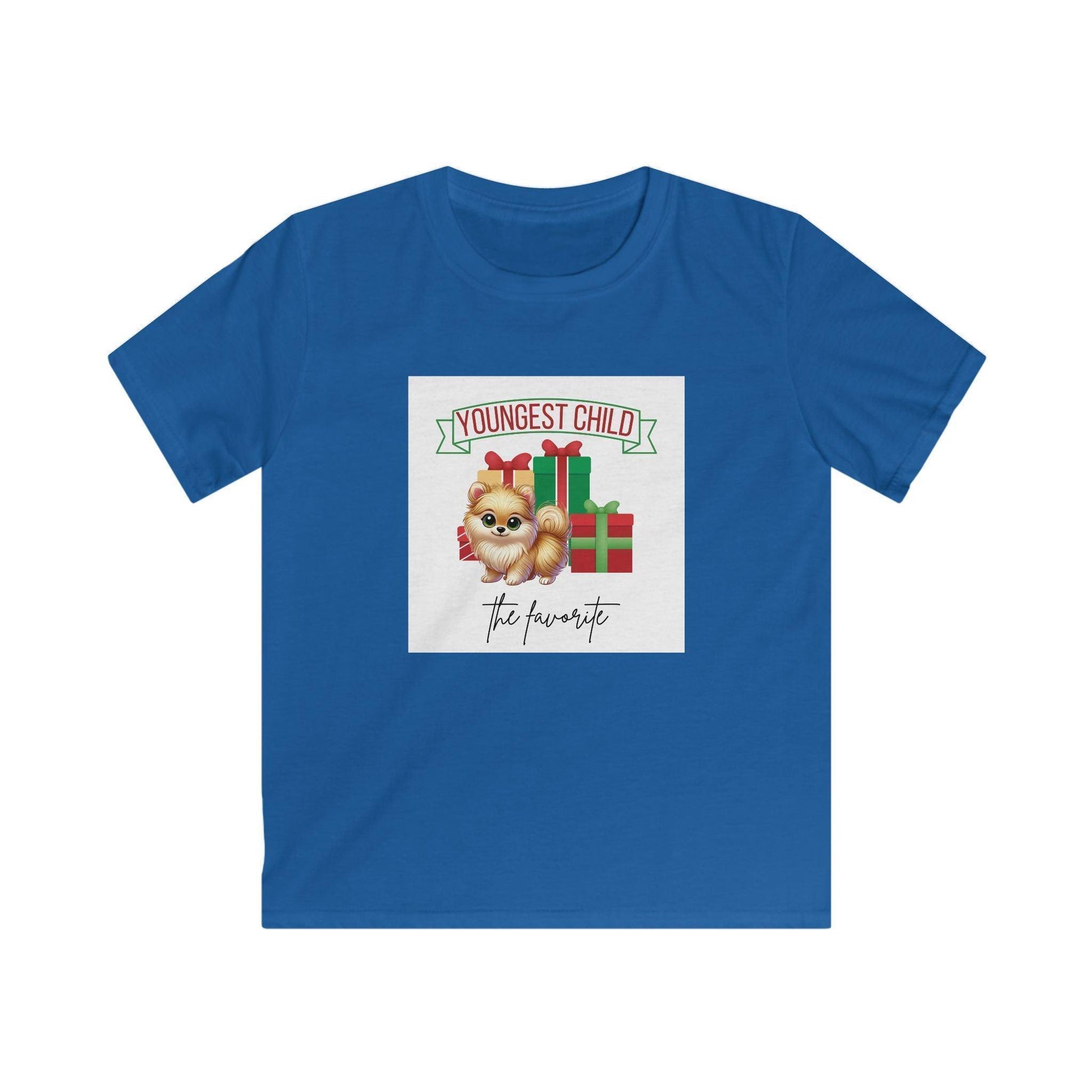 Youngest Child, The Favorite 🎁🐶 Pomeranian - Kids' Tee! 🎁👑 - Whippie's