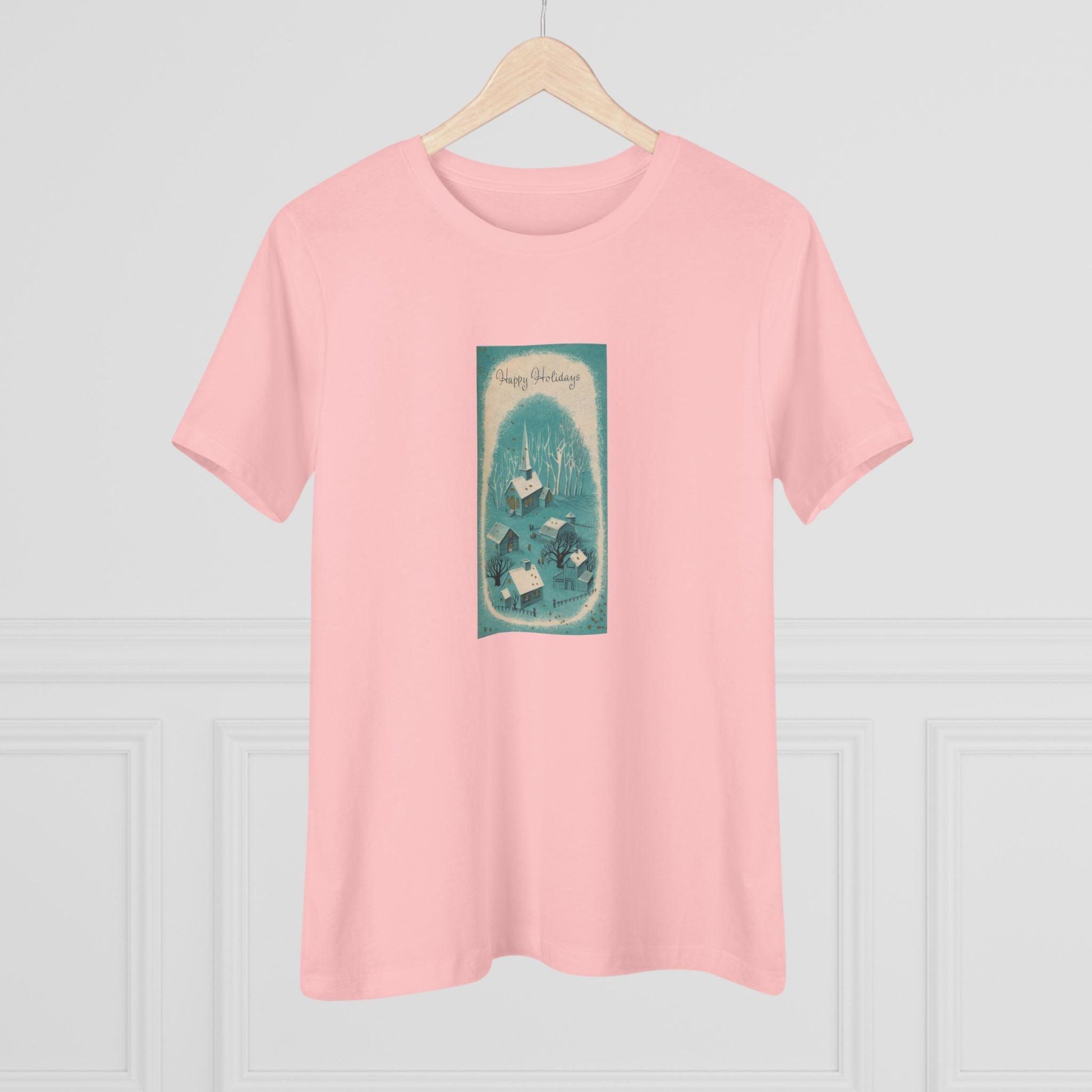 Happy Holidays - Vintage Village - Women's Tee - Whippie's