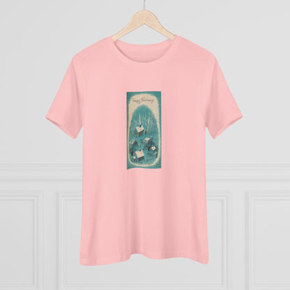 Happy Holidays - Vintage Village - Women's Tee - Whippie's