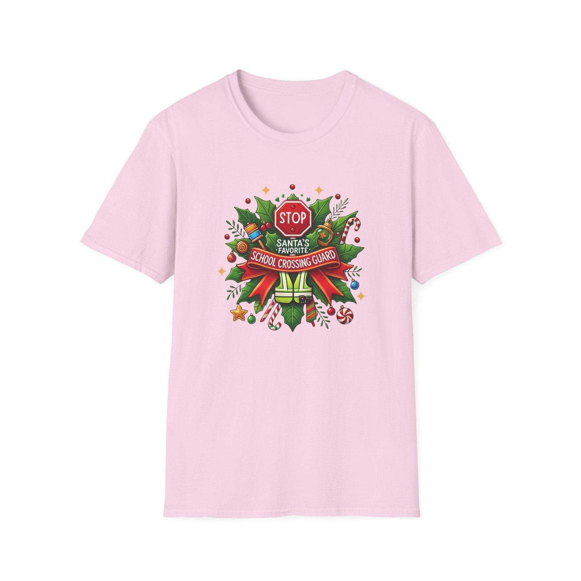 Santa's Favorite Crossing Guard Unisex Tee 🛑🎅 - Whippie's