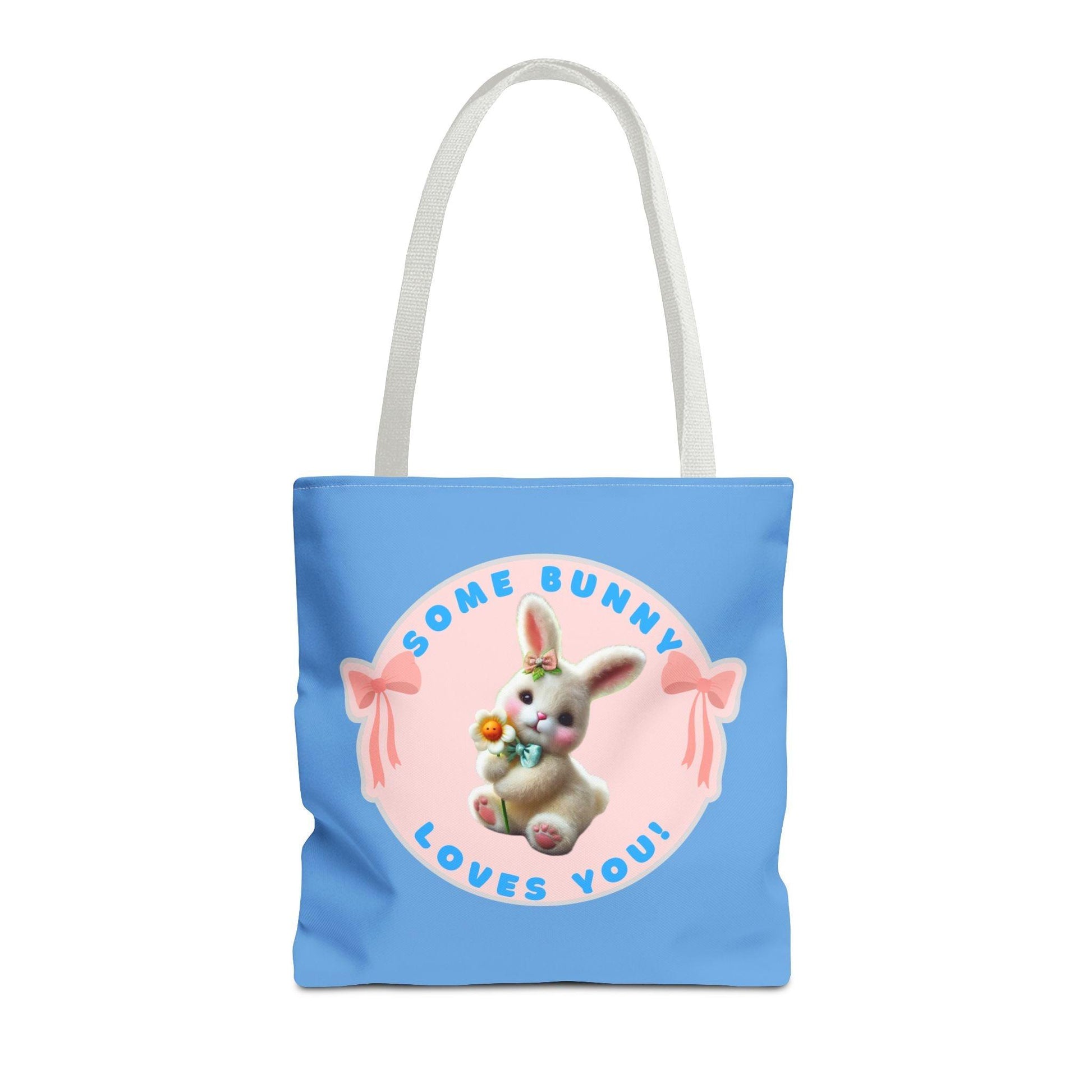 Some Bunny Loves You Easter Tote Bag - Hop into Easter with Adorable Style! 🐰💖 - Whippie's