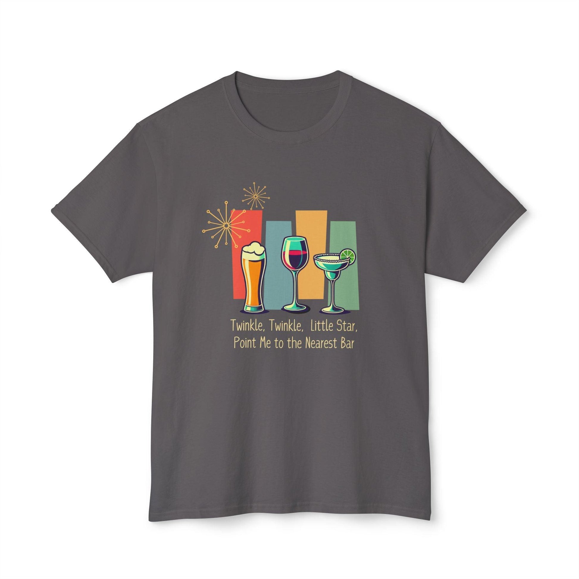 Twinkle, Twinkle, Little Star, Point Me to the Nearest Bar Unisex HD Cotton™ T-shirt - Whippie's
