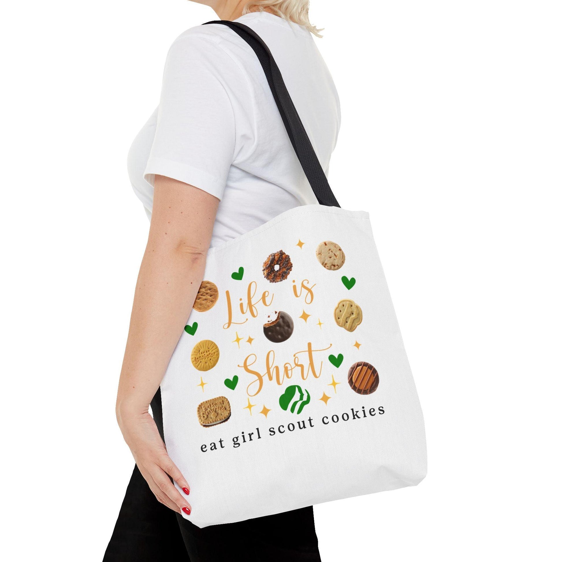 Life is Short, Eat Girl Scout Cookies Tote Bag 🍪❤️ - Whippie's