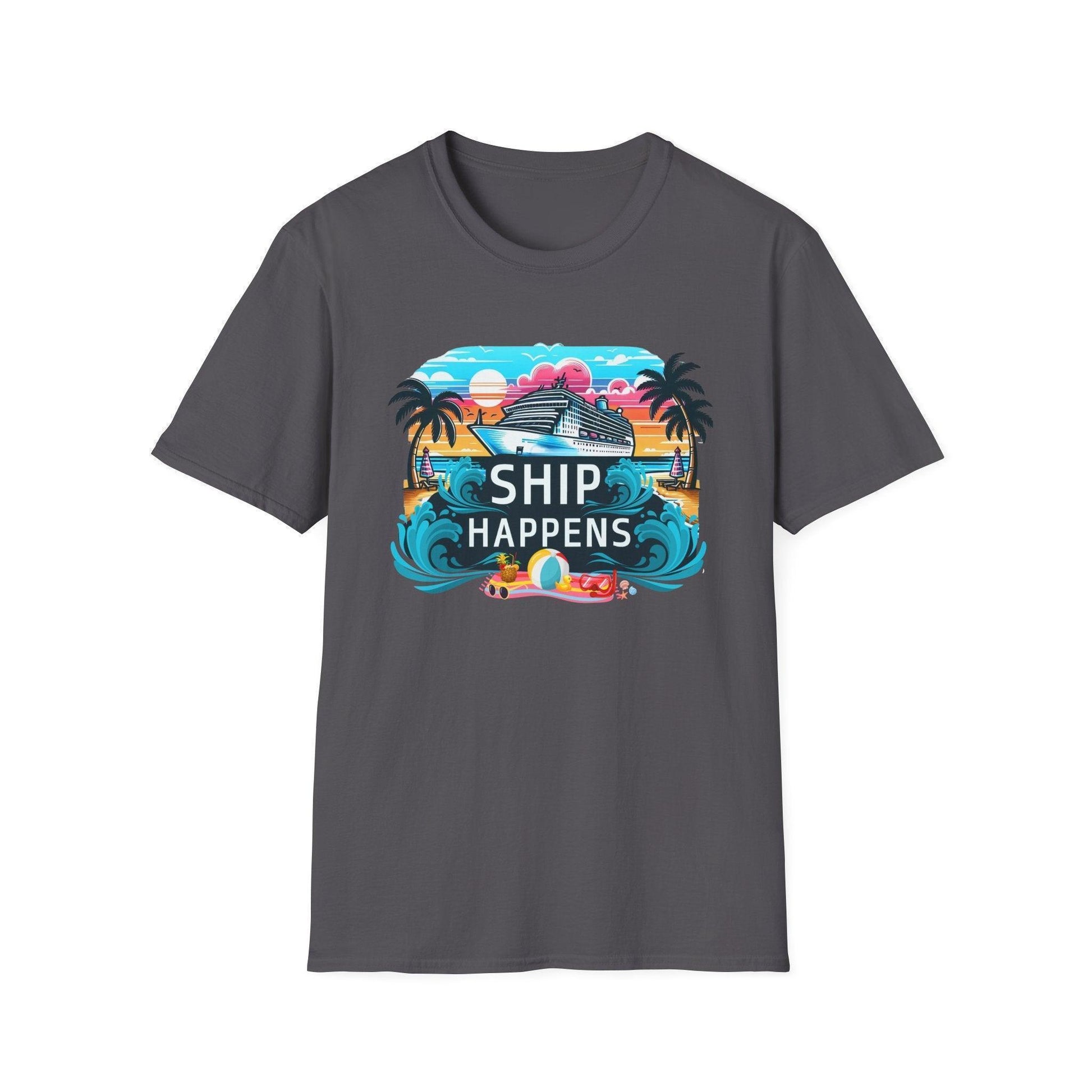 Ship Happens 🛳️🌊 Unisex Tee 🌴 (It's all part of the adventure! 😉) - Whippie's