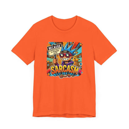 🎭 Sarcasm: It's Better Than Slapping 😉 Unisex Jersey Tee ✨ - Whippie's