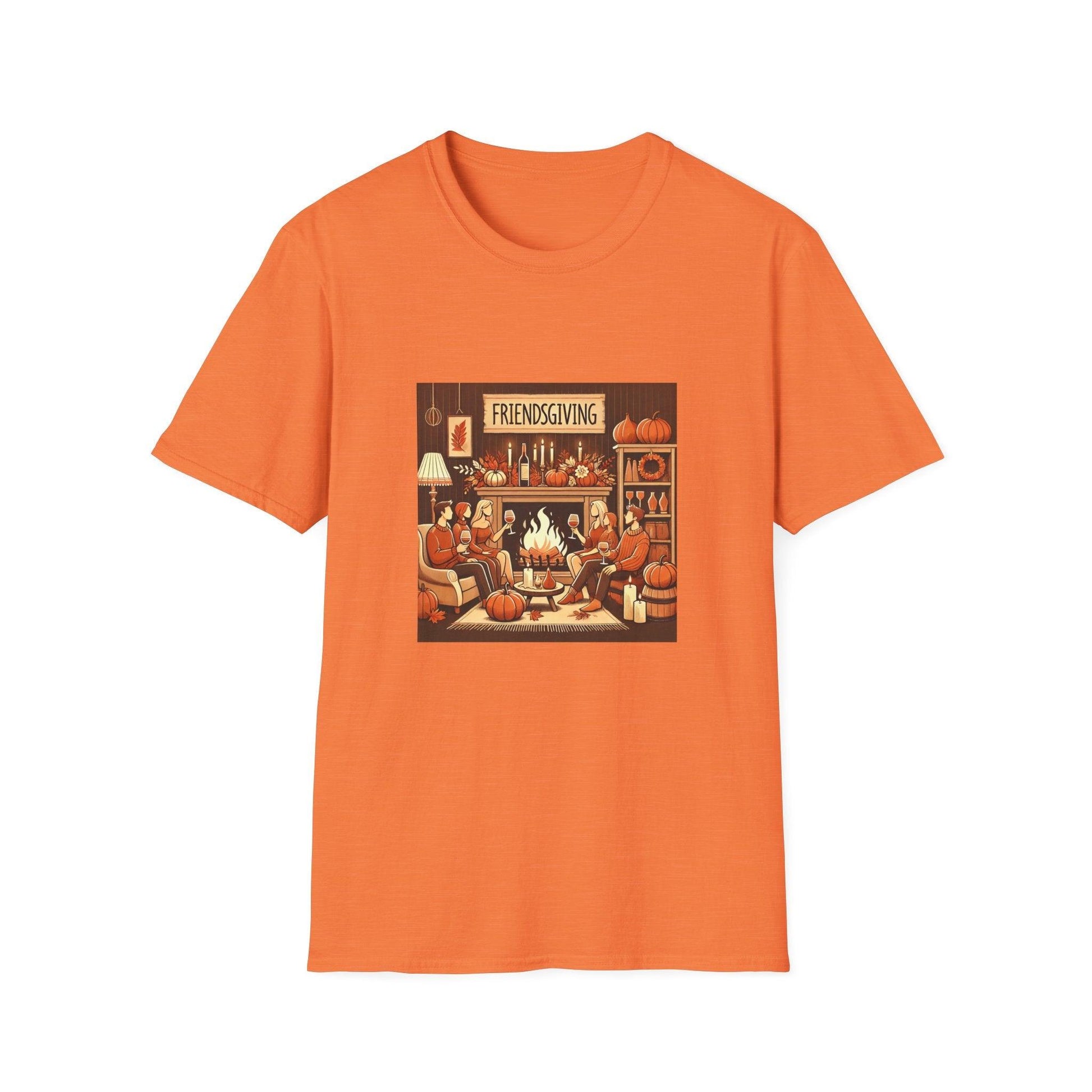 Friendsgiving Vibes - Gather & Give Thanks! 🍷🍂 Unisex T-Shirt - Whippie's