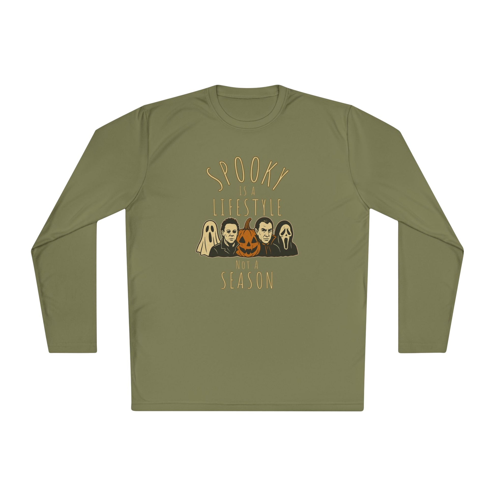 Spooky Is A Lifestyle: Classic Horror Icons Unisex Long Sleeve Tee - Whippie's