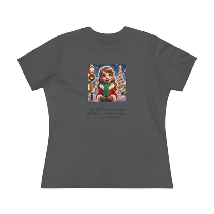 Caroler - Christmas Cheer - DBH Girl - Women's Softstyle Tee - Whippie's