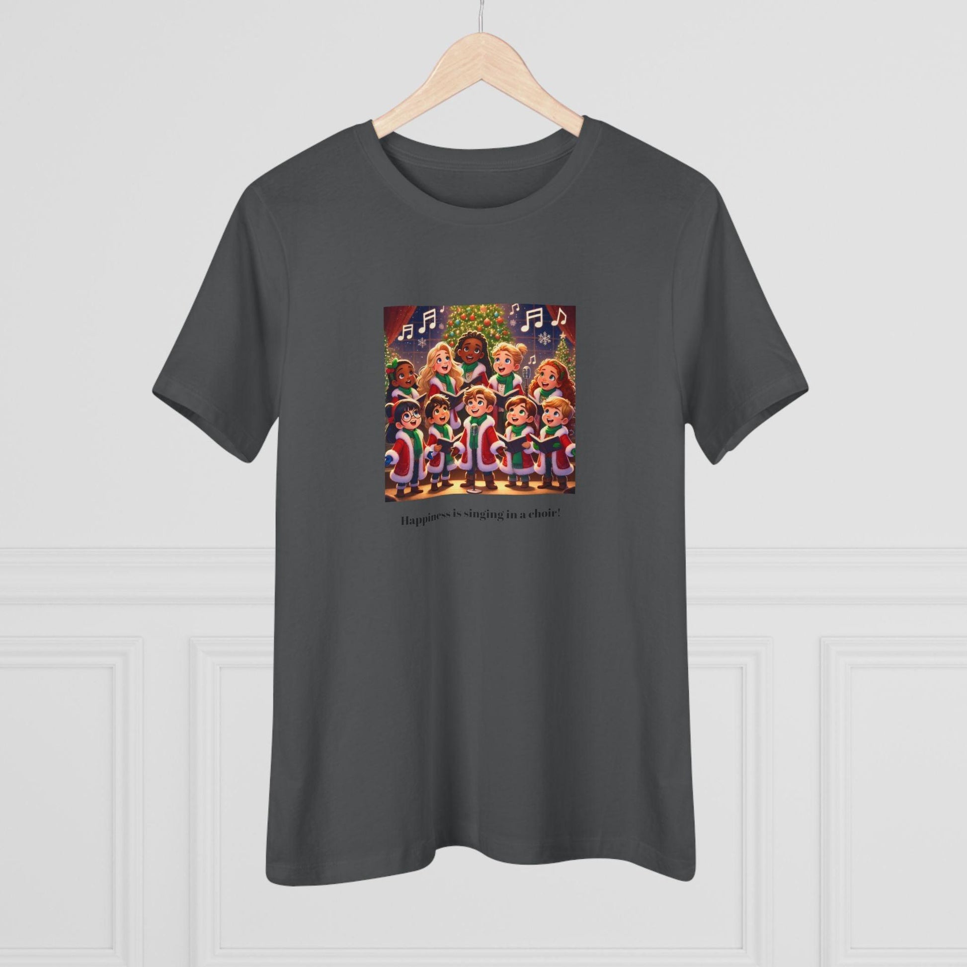Happiness is Singing in a Choir - Women's Tee - Whippie's