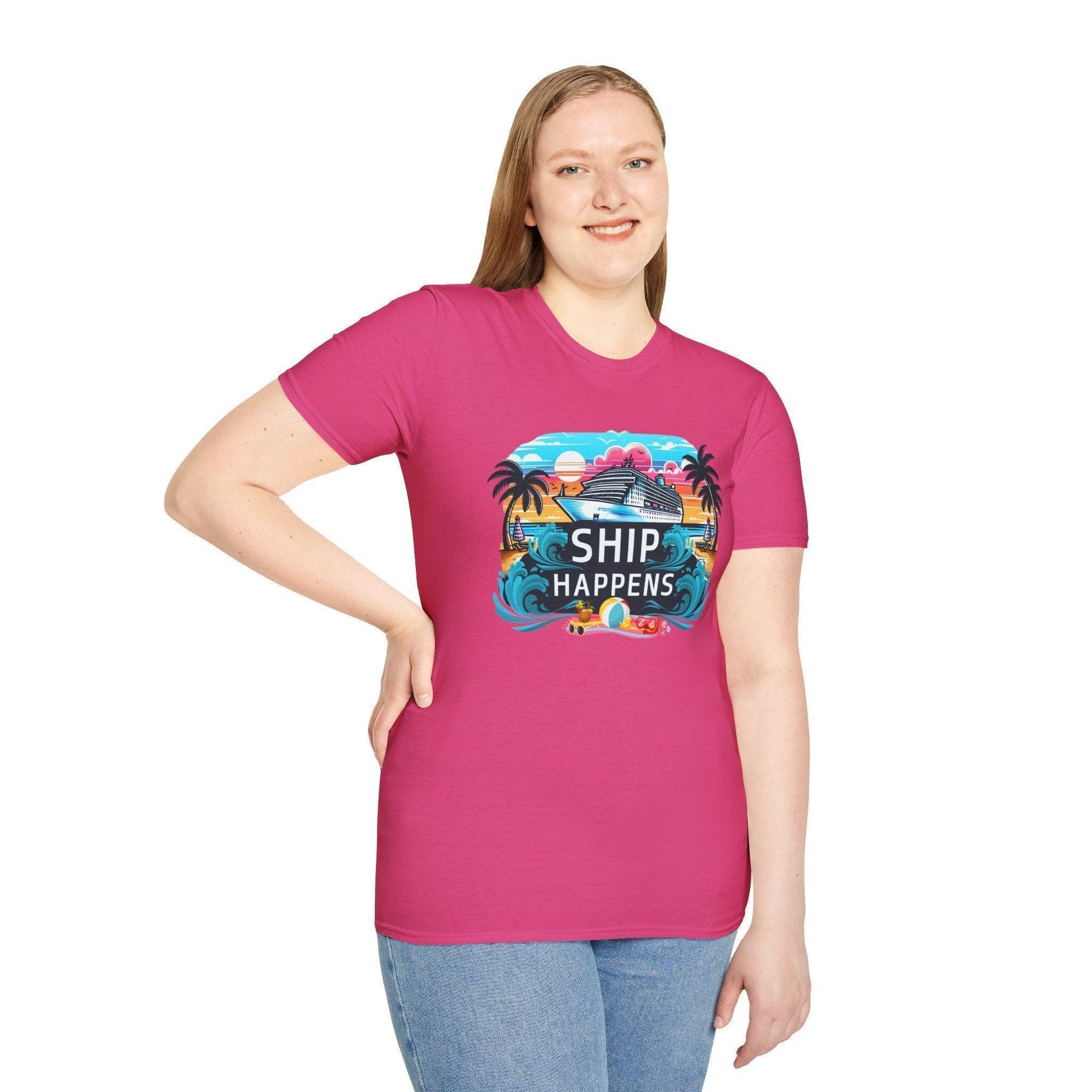 Ship Happens 🛳️🌊 Unisex Tee 🌴 (It's all part of the adventure! 😉) - Whippie's