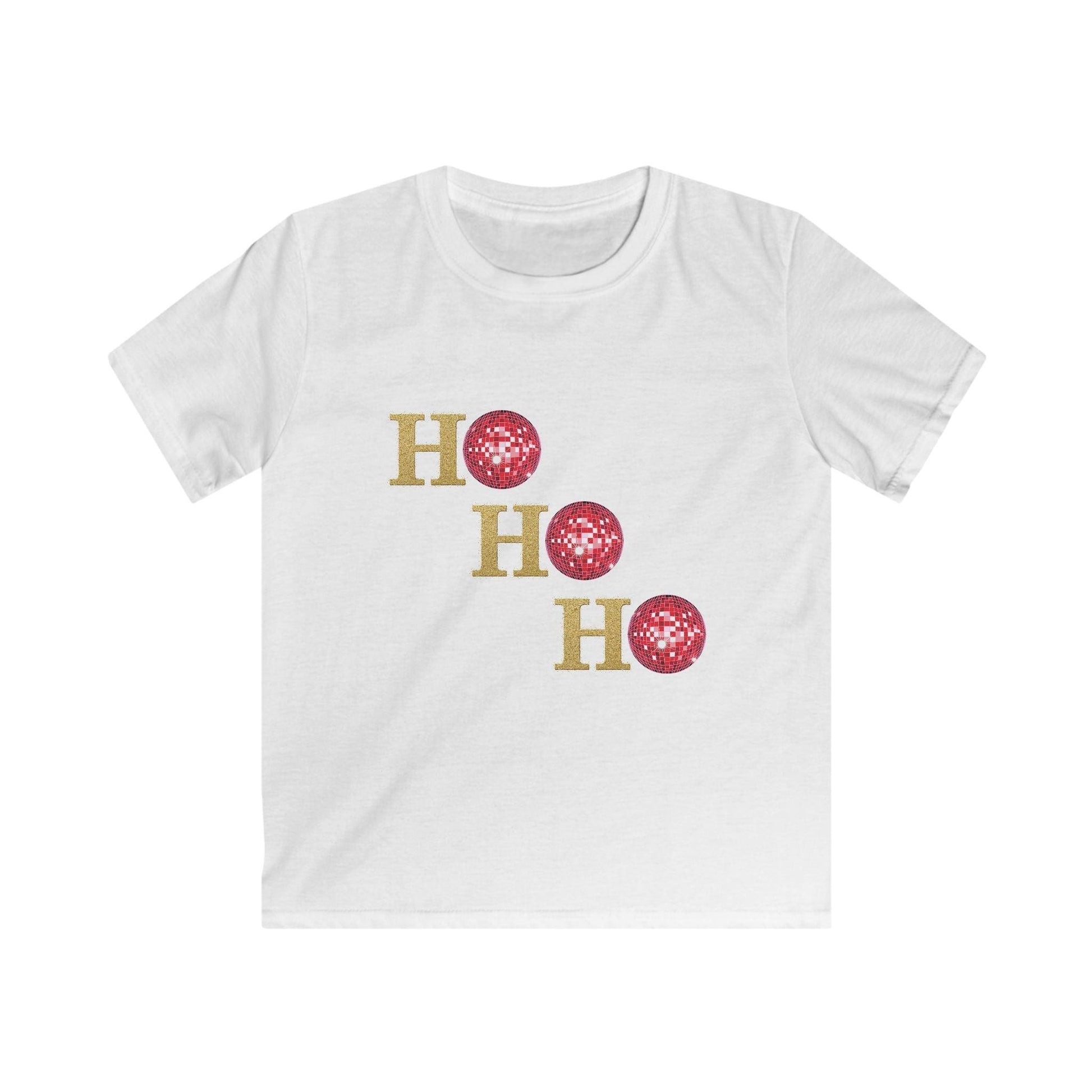 Ho Ho Ho Kids' Tee ✨ (with Disco Ball O's!) - Whippie's
