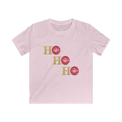 Ho Ho Ho Kids' Tee ✨ (with Disco Ball O's!) - Whippie's
