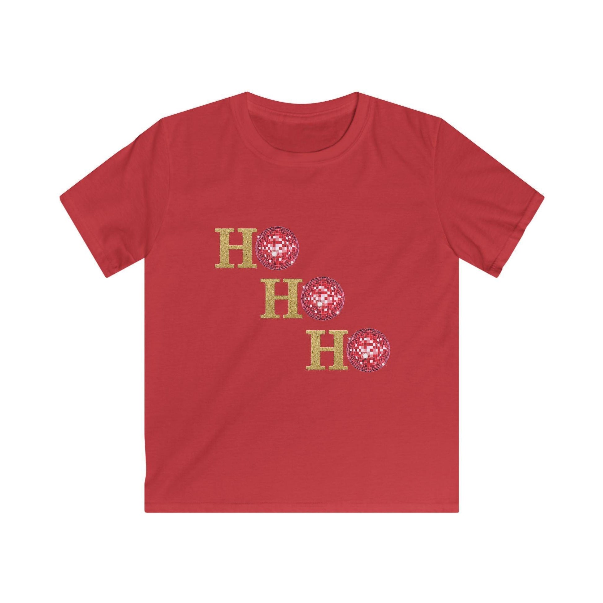 Ho Ho Ho Kids' Tee ✨ (with Disco Ball O's!) - Whippie's