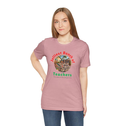 🌴 Jolly Bunch of Teachers ☀️ Unisex Jersey Tee 🧑‍🏫 - Tropical Winter - Whippie's