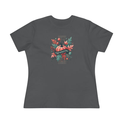 Friendsgiving Whimsical Pumpkin - Women's Softstyle Tee - Whippie's