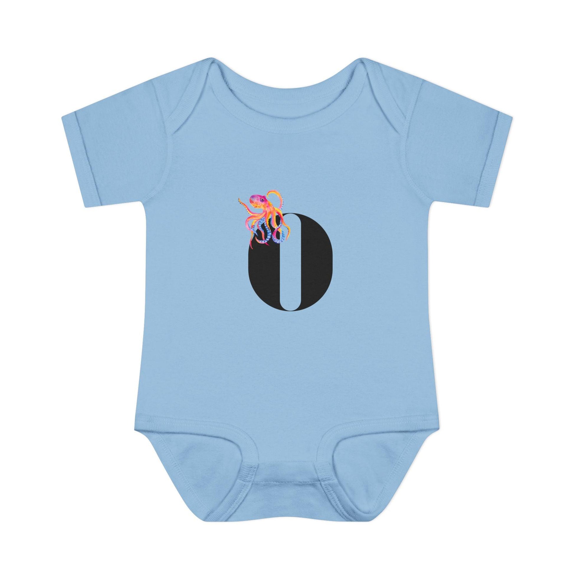 Alphabet Adventures: Letter O - Outrageous Octopus Baby Onesie - Whippie's