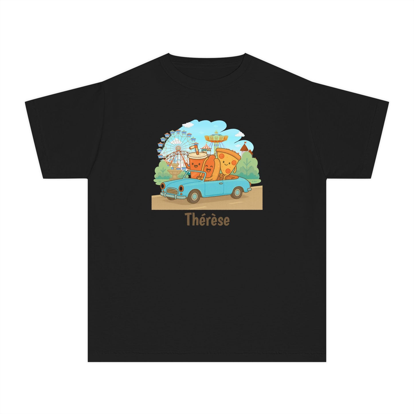 Fast Food Joyride Youth Tee - Fun & Whimsical Adventures! Personalizable