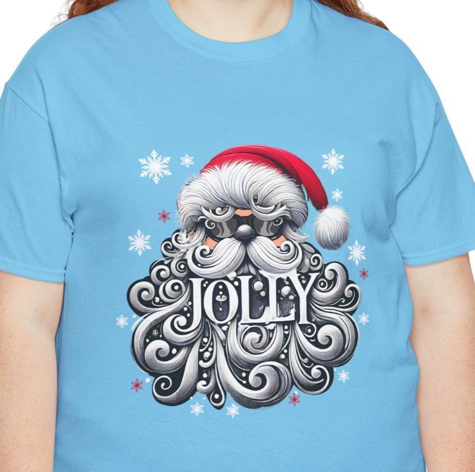 Jolly Santa 😎🎅 - Unisex Heavy Cotton Tee - Whippie's