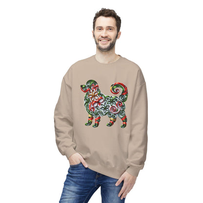 🐶 Merry Woofmas! 🎄 Unisex Fleece Sweatshirt 🎁 - Whippie's
