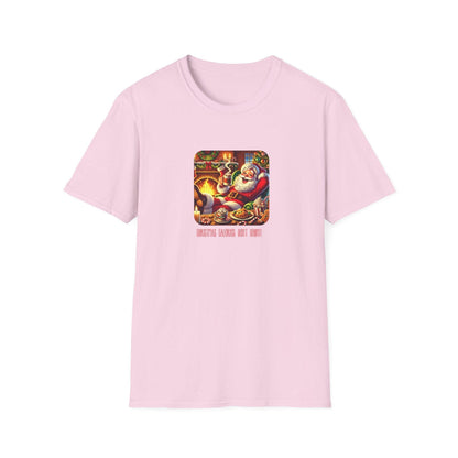 Santa: Christmas Calories Don't Count - Unisex Softstyle T-Shirt - Whippie's