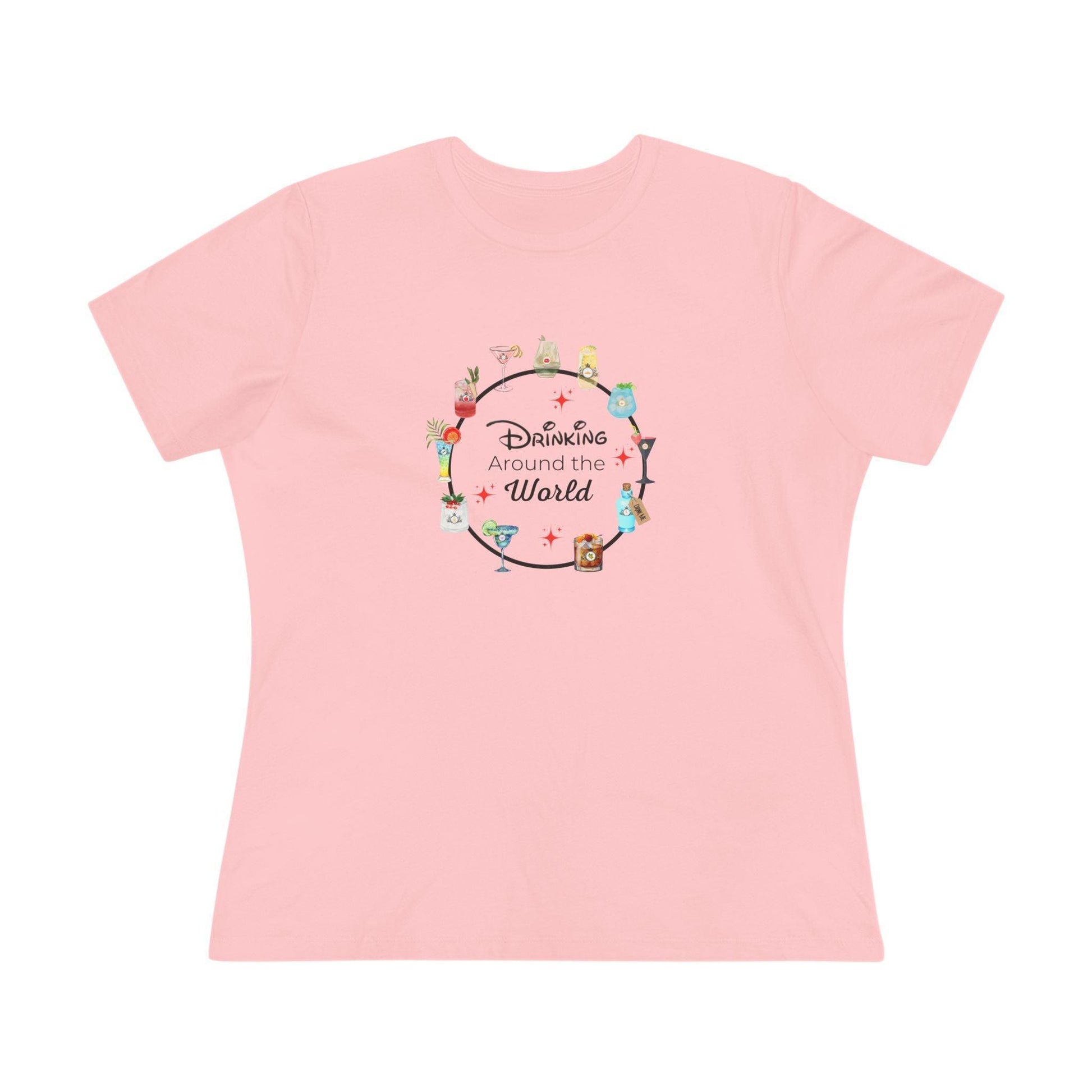 Drinking Around the World - Princess - Women's Softstyle Tee - Whippie's