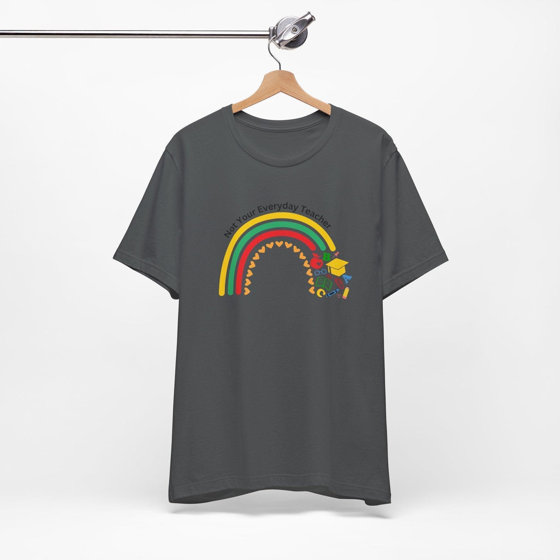🌈 Not Your Everyday Teacher ❤️ Unisex Jersey Tee ✨ - Whippie's