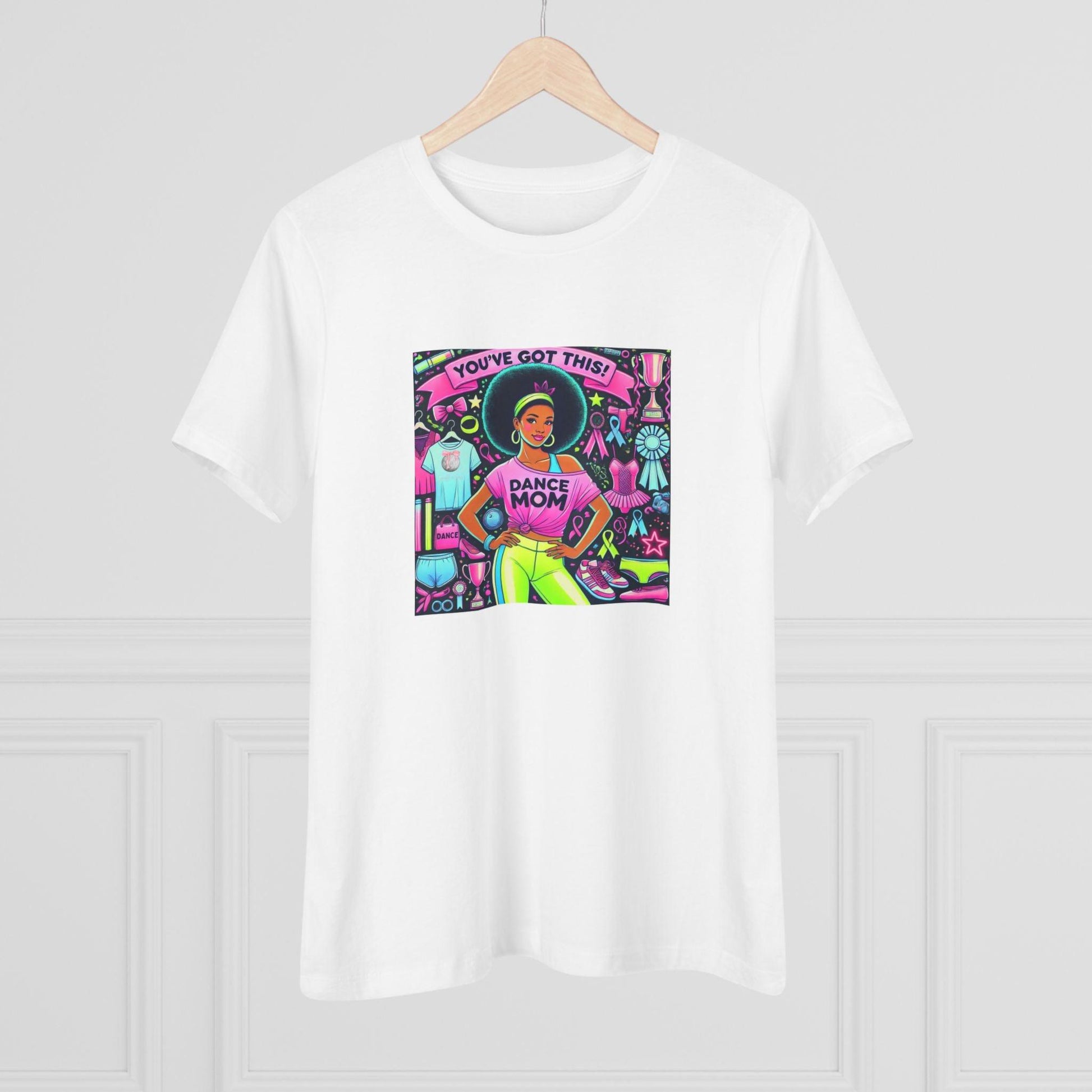 Dance Mom Magic (Young Black Mom) - A Colorful Celebration 🌈 - Women's Softstyle Tee - Whippie's