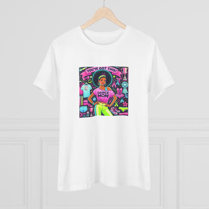 Dance Mom Magic (Young Black Mom) - A Colorful Celebration 🌈 - Women's Softstyle Tee - Whippie's