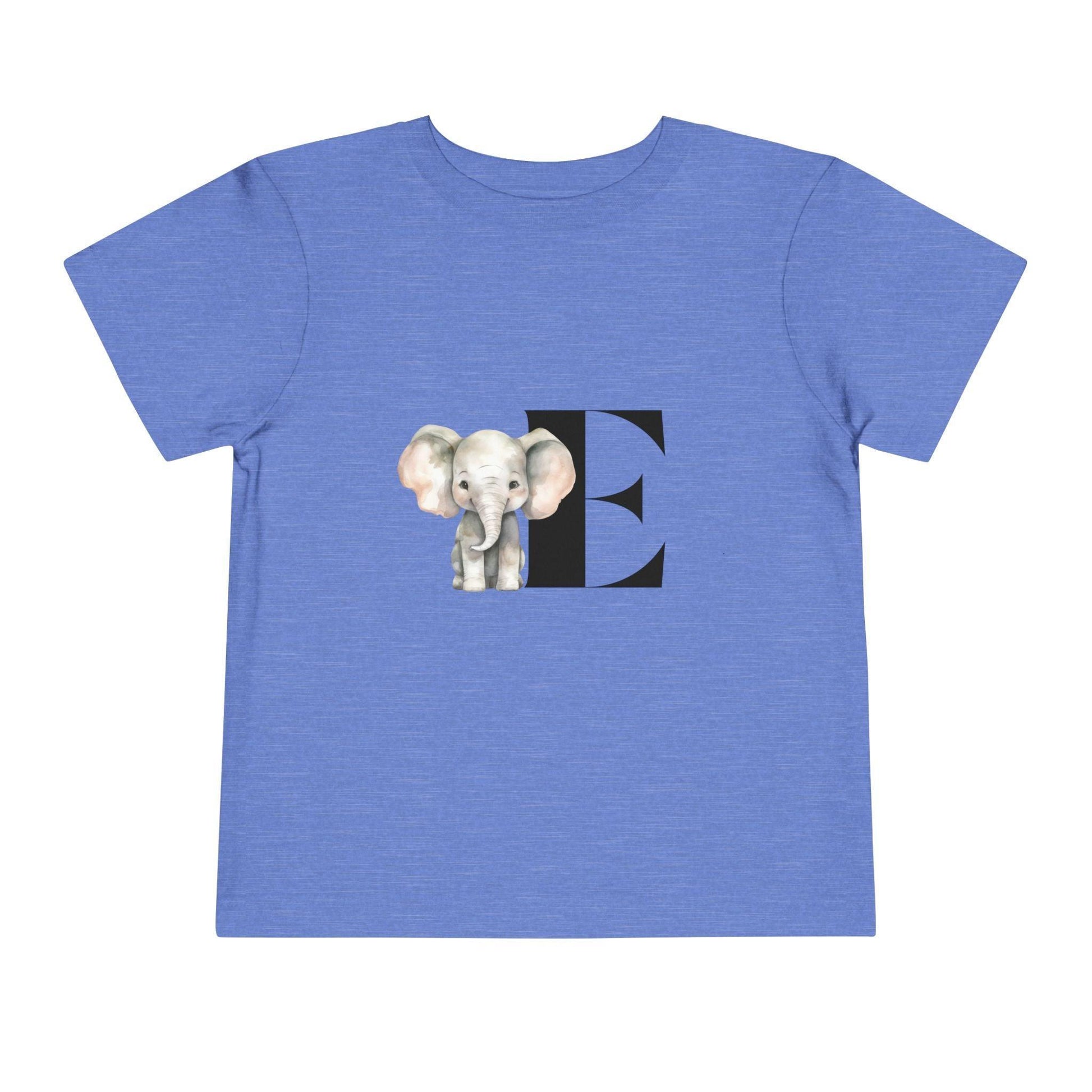 Alphabet Adventures: Letter E - Elephant Toddler T-shirt - Whippie's