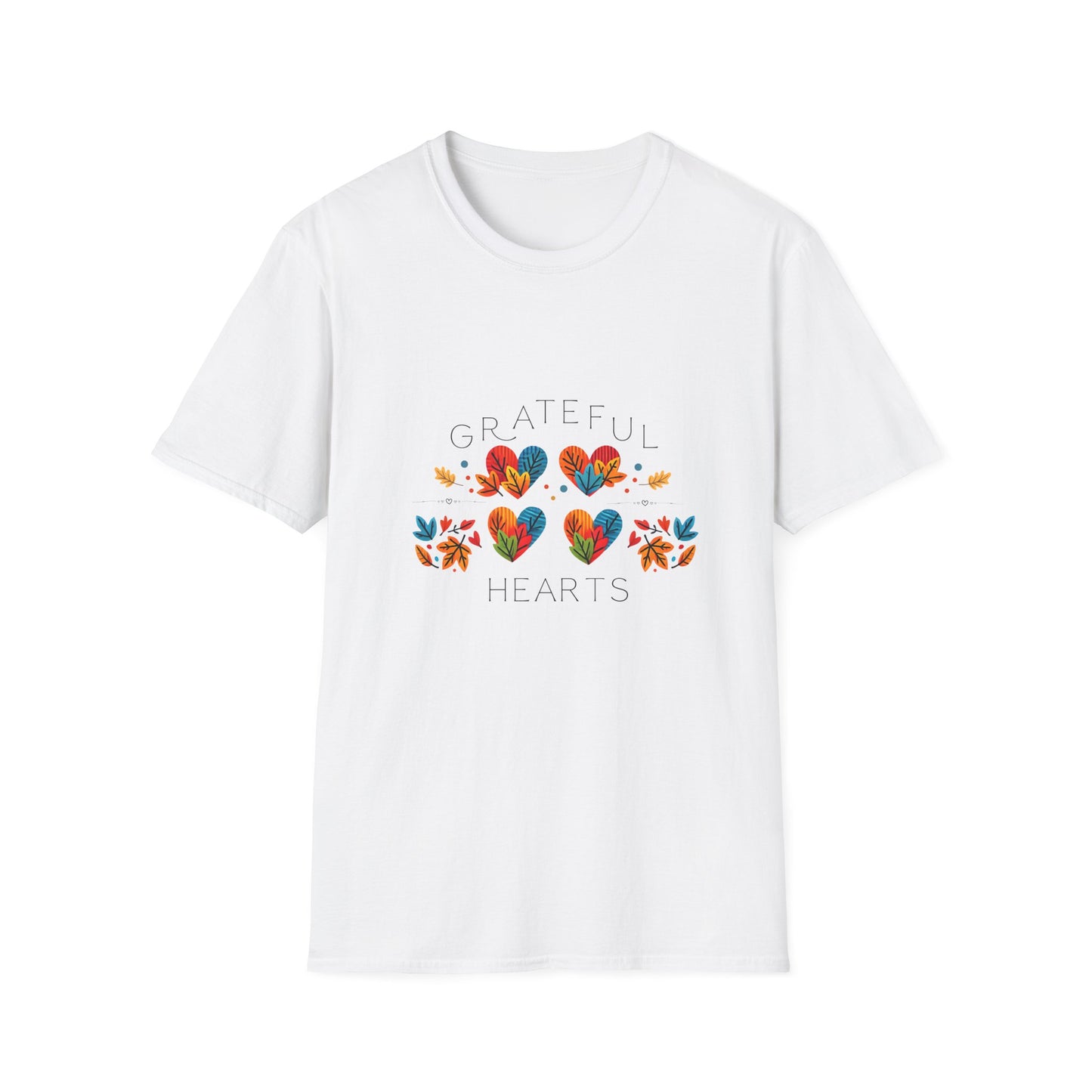Grateful Hearts Four Hearts Unisex T-Shirt