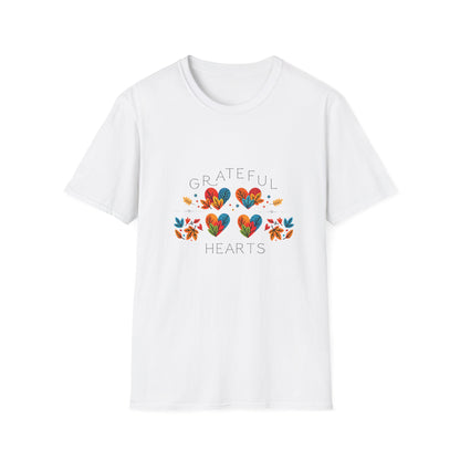 Grateful Hearts Four Hearts Unisex T-Shirt