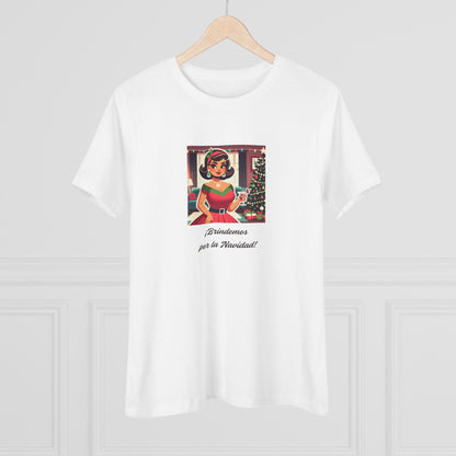 ¡Brindemos por la Navidad! - Women's Softstyle Tee - Whippie's