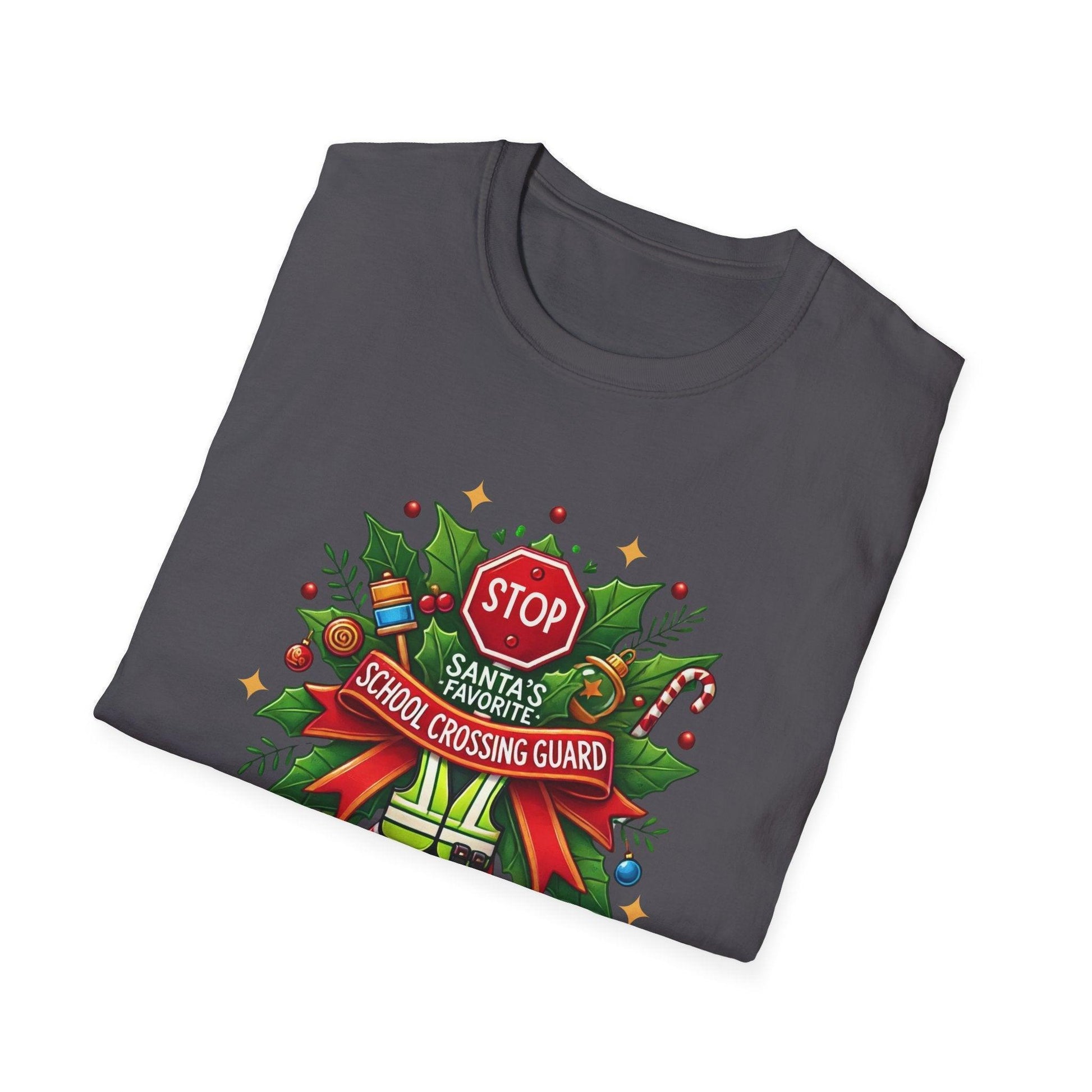 Santa's Favorite Crossing Guard Unisex Tee 🛑🎅 - Whippie's