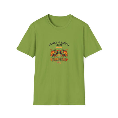 Thanksgiving Family & Friends Crew - Cheers to the Crew! 🦃🥂🍁 Unisex T-Shirt - Whippie's