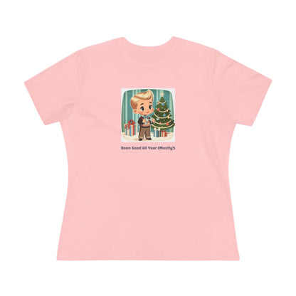 Been Good All Year (Mostly!) - Women's Softstyle Tee - Whippie's