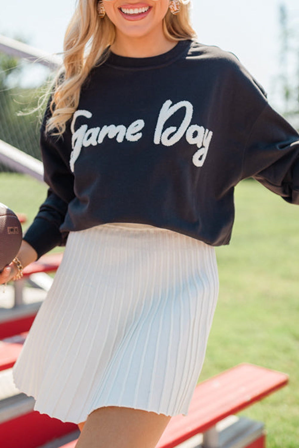Chenille Game Day Sweatshirt