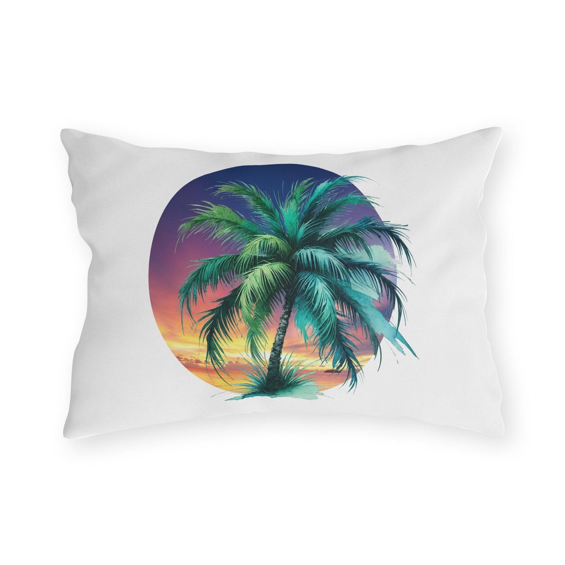 🌅 Tropical Sunset Paradise 🌴 Outdoor Pillow ✨ Bring the tropical vibes home! - Whippie's
