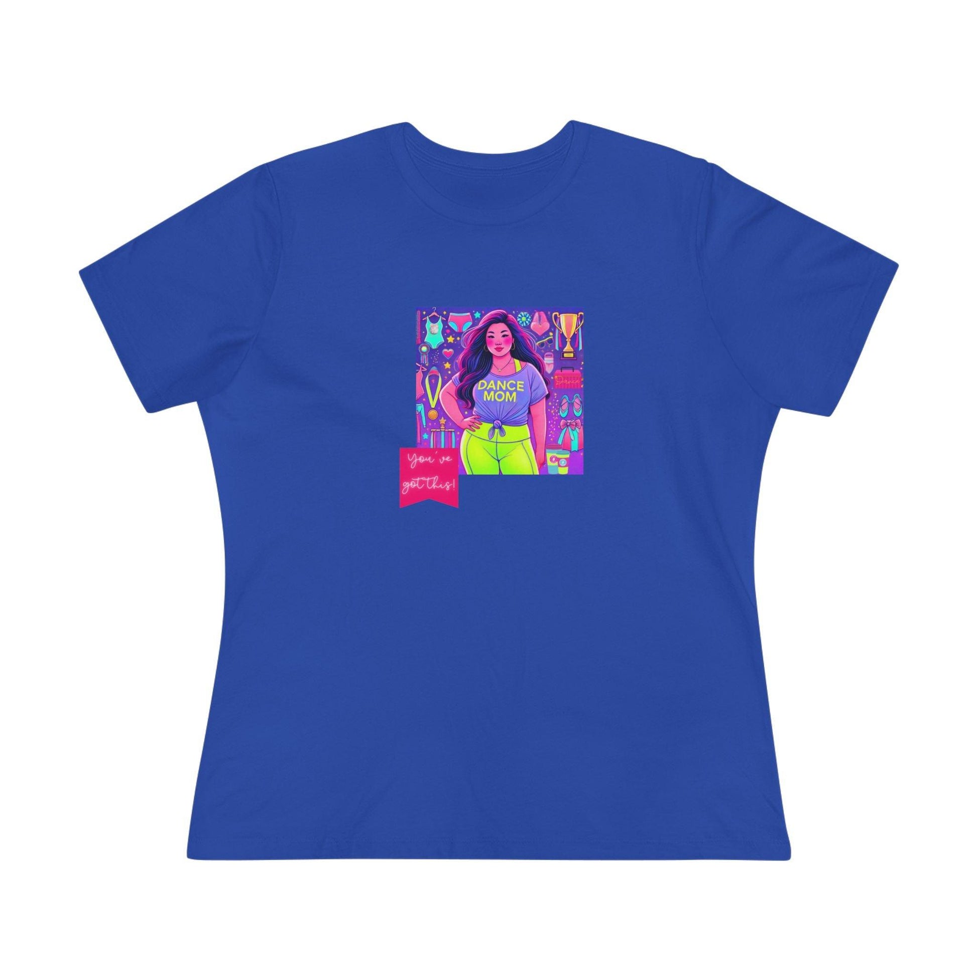 Dance Mom: You've Got This - Asian Mom (Curvy) - Women's Softstyle Tee Celebrate Your Inner Dance Mom! - Whippie's